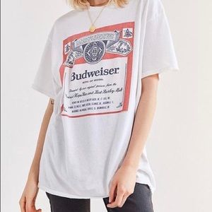 Budweiser Tee Shirt Cropped